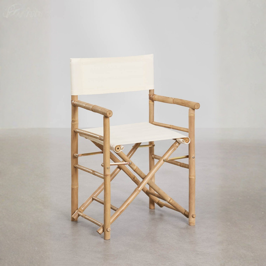 Woody Bamboo Folding Garden Director's Chair – Outdoor Comfort