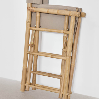 Woody Bamboo Folding Garden Director's Chair – Outdoor Comfort