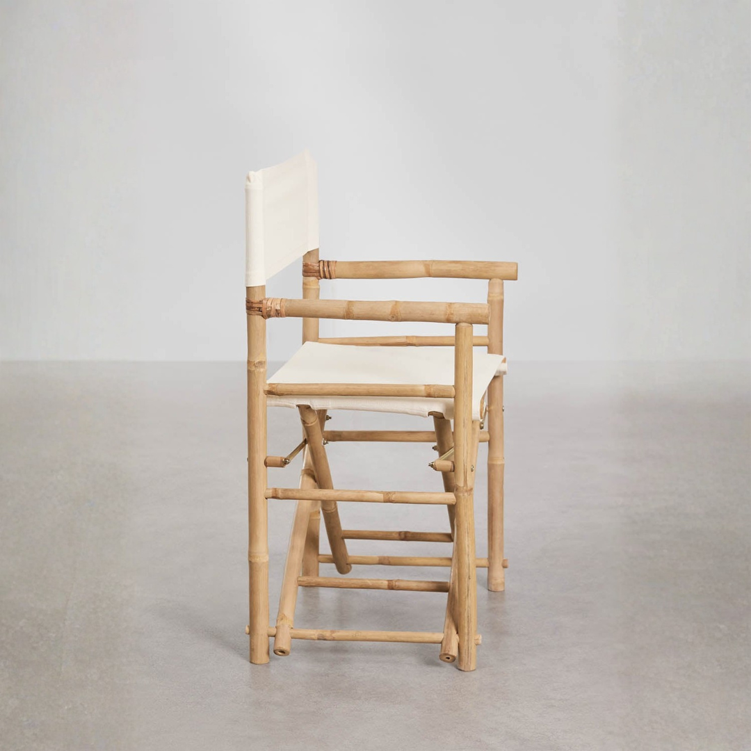 Woody Bamboo Folding Garden Director's Chair – Outdoor Comfort