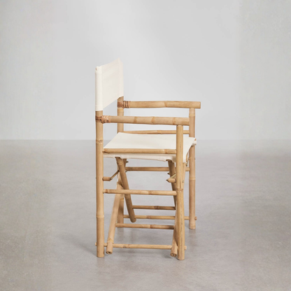 Woody Bamboo Folding Garden Director's Chair – Outdoor Comfort