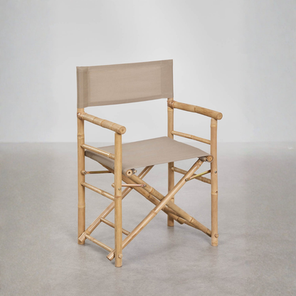 Woody Bamboo Folding Garden Director's Chair – Outdoor Comfort