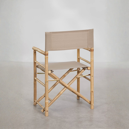 Woody Bamboo Folding Garden Director's Chair – Outdoor Comfort