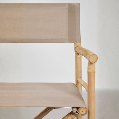 Woody Bamboo Folding Garden Director's Chair – Outdoor Comfort