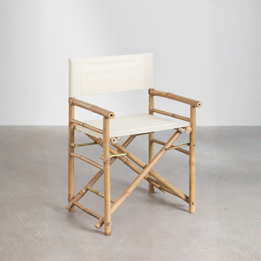 Woody Folding Bamboo Director's Chair – Stylish & Functional