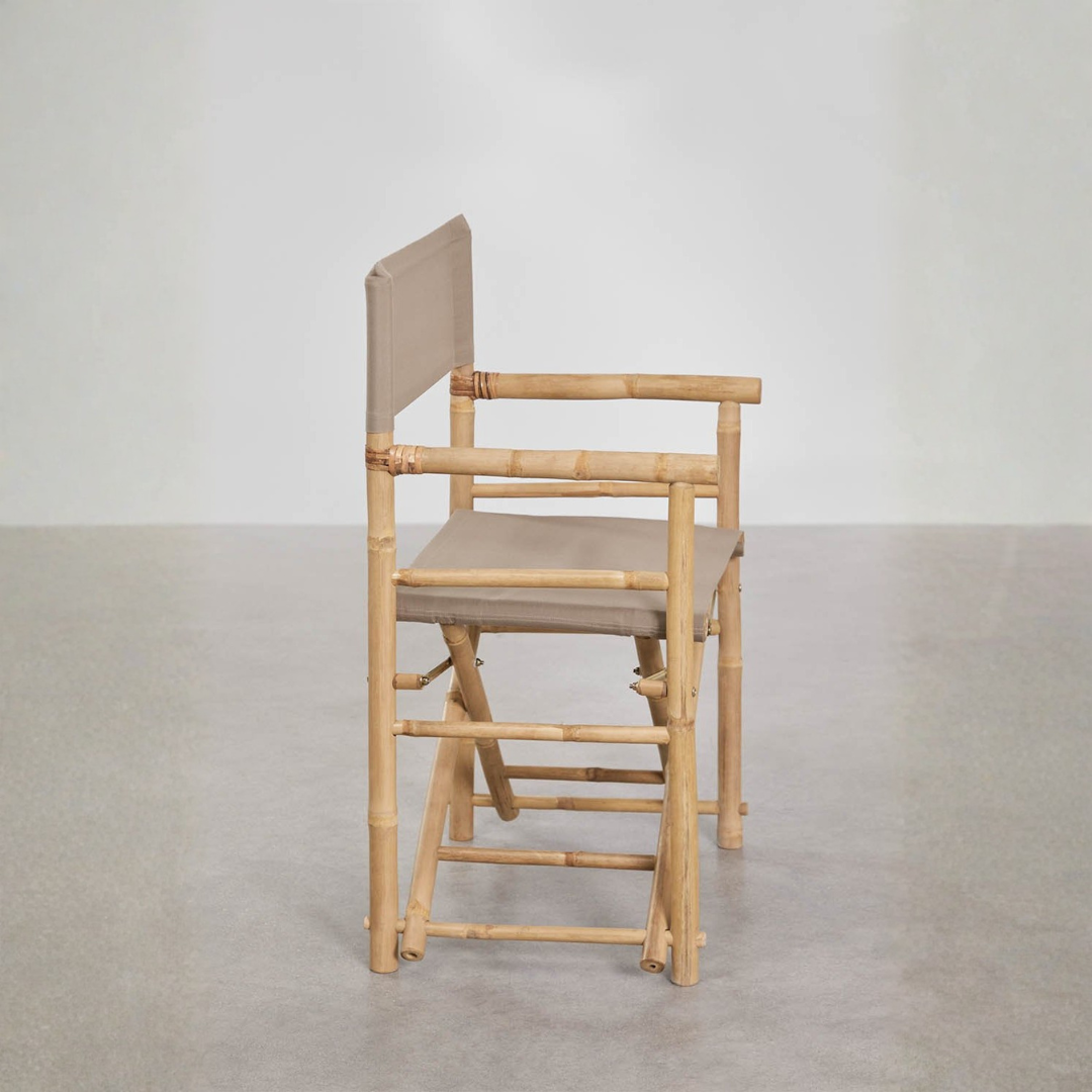 Woody Folding Bamboo Director's Chair – Stylish & Functional