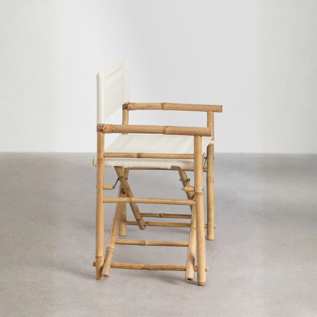 Woody Folding Bamboo Director's Chair – Stylish & Functional