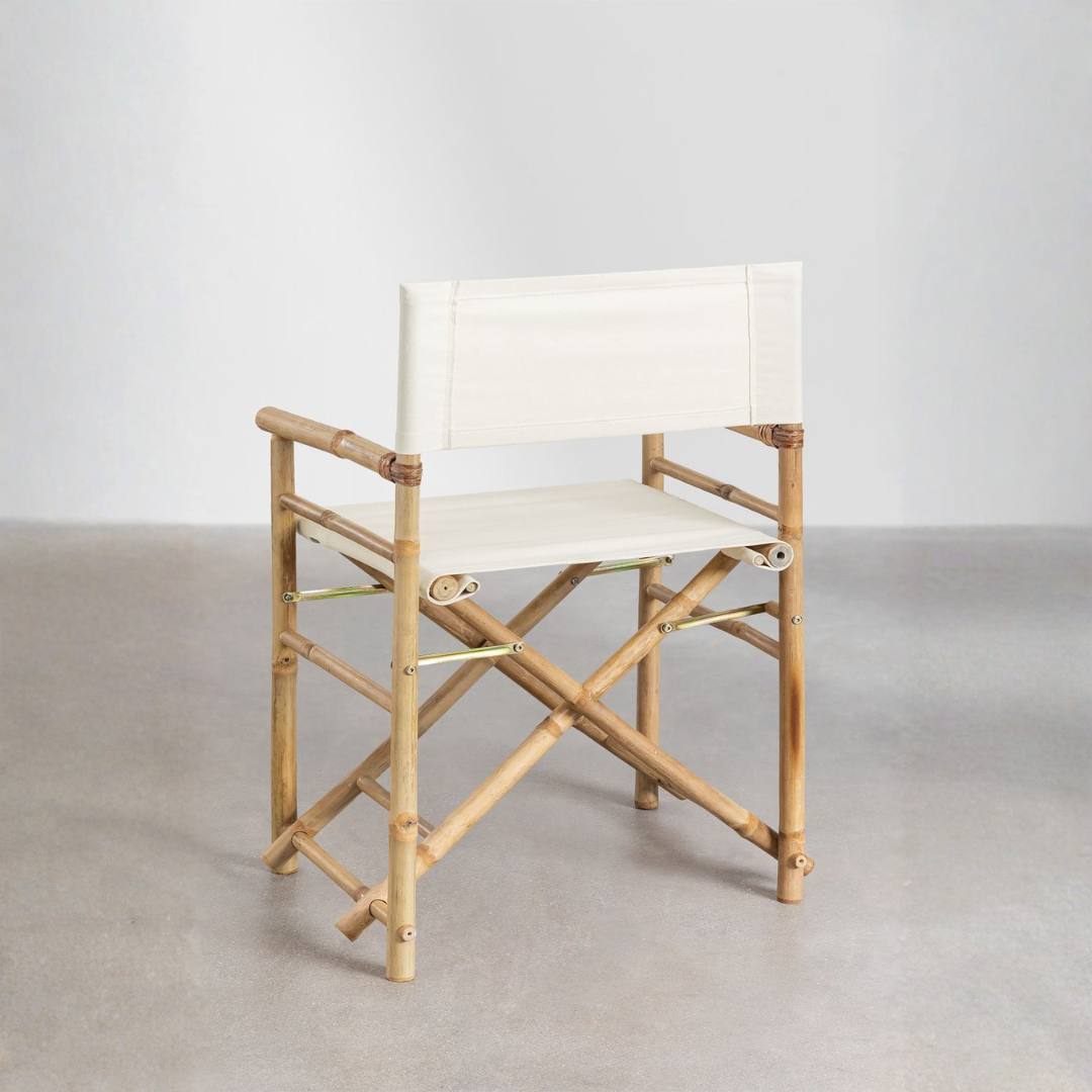Woody Folding Bamboo Director's Chair – Stylish & Functional