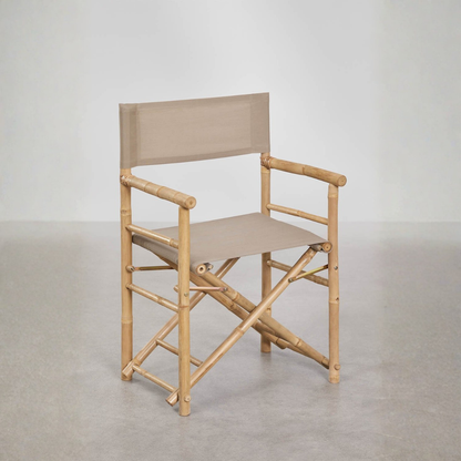 Woody Folding Bamboo Director's Chair – Stylish & Functional