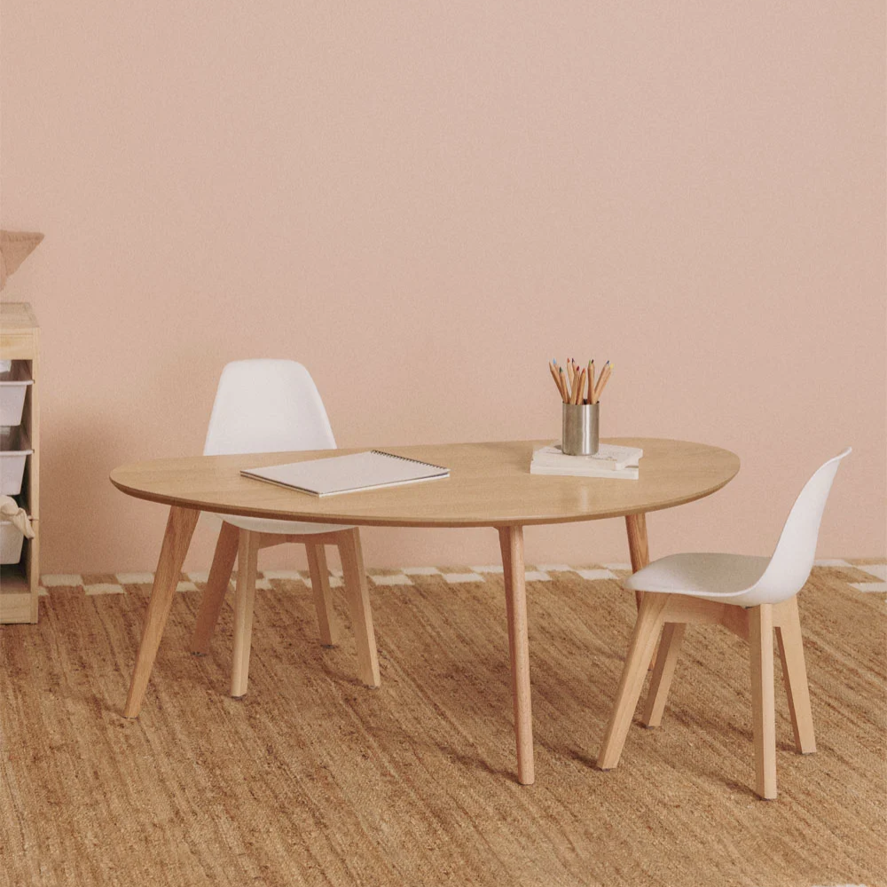 Yavik Coffee Table in MDF & Oak – Natural Wood Finish