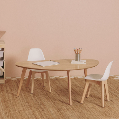 Yavik Coffee Table in MDF & Oak – Natural Wood Finish
