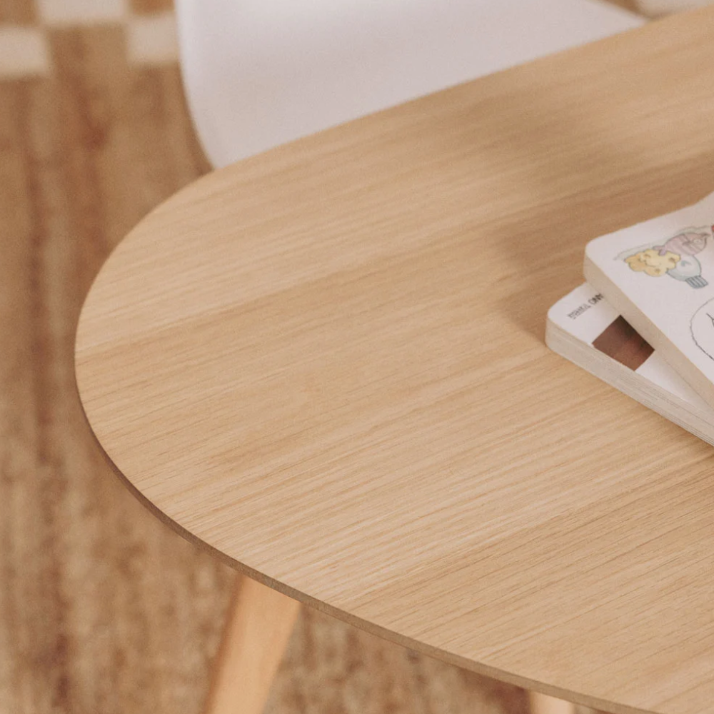 Yavik Coffee Table in MDF & Oak – Natural Wood Finish