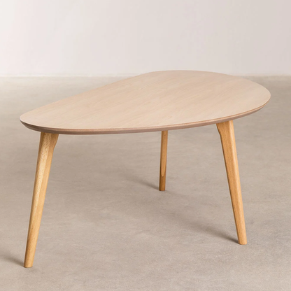 Yavik Coffee Table in MDF & Oak – Natural Wood Finish